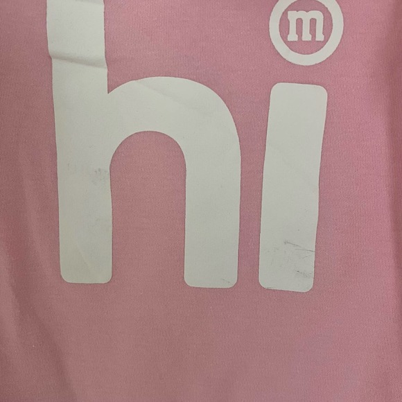 NEW Pink M&M's Long Sleeve Onesie and Sock Set 6 Months - Picture 3 of 4